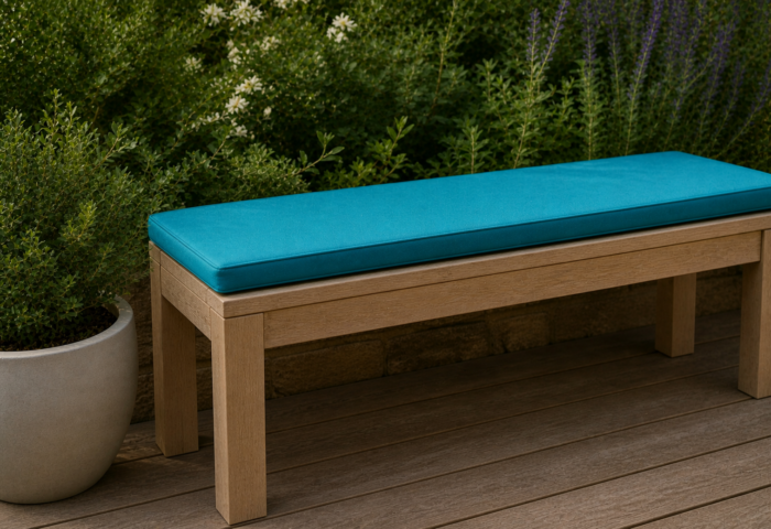 coussin banc extérieur sur mesure